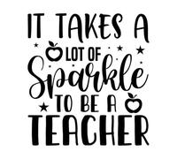 Papier adhésif pour stickers muraux Il faut beaucoup de dynamisme pour être enseignant 54.6x59.7cm Peinture murale artistique Noir