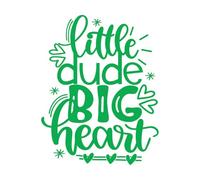 Papier adhésif pour stickers muraux petit gars grand cœur cœur Saint-Valentin amour sois à moi vacances 64x81.6cm Ne se décolle pas Vert