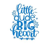 Papier adhésif pour stickers muraux petit gars grand cœur cœur Saint-Valentin amour sois à moi vacances 64x81.6cm Embellissement mural Bleu