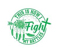 Papier adhésif pour stickers muraux Voici comment je mène mes combats, un don de Jésus 65.6x80cm N'abîme pas le mur Vert