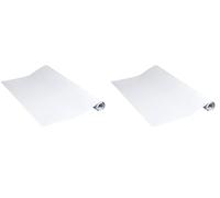 Papier adhésif | Unimat Blanc, 67,5cm x 3m | Film autocollant pour meuble et cuisine, film décoratif, papier peint | PVC sans phtalates | Fabriqué en UE (Lot de 2)