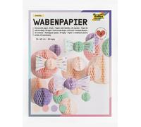 Papier alvéolé PASTEL folia 33×42 cm ? 4 feuilles multicolore TU