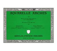 Papier Aquarelle Arches Bloc De 20 Feuilles 18 X 26cm 300g Grain Fin