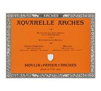 Papier Aquarelle Arches Bloc De 20 Feuilles 26 X 36cm 300g Grain Torchon