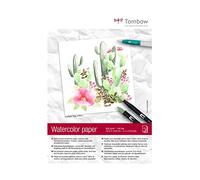 Papier aquarelle format A6 (10,5 x 14,8 cm) blanc crème, 300 g/m², 15 feuilles