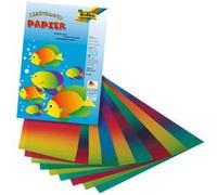 Papier arc en ciel 32x22 - pochette de 10 G