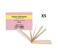 PAPIER ARMENIE Rose x5 Carnets