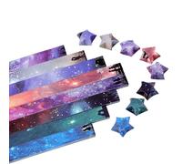Papier artisanal en forme d'étoile | Papier de traitement,Décorations mignonnes en forme d'étoile pliante, artisanat d'art bricolage coloré Lucky Star, cadeaux pour enfants et matériel dida