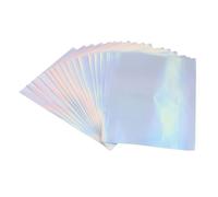 Papier autocollant holographique imprimable, imperméable, séchage rapide, résistant aux rayures, matériau PET, format A4, papier autocollant pour imprimante à jet d'encre,
