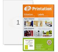 Papier Autocollant Imprimante A4-25 Feuilles Autocollantes Imprimante A4 210 x 297 mm 1 Étiquette Autocollante A4 par Feuille 210x297Compatible Laser et Jet d'Encre 3478 6119 4631
