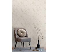 A.S. Création Pure Elegance papier peint intissé à motif floral 0,53 x 10,05 m - beige, crème, marron - papier peint à motif floral Made in Germany - 397671