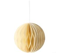 Papier blanc crème pour boule en nid d'abeille 7 cm à suspendre Crème