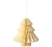 Papier blanc crème pour boule en nid d'abeille 7 cm à suspendre Crème (A)