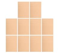 Papier Braille 10 Pièces en Apprentissage du Présent Rentrée | Feuilles Pratiques pour Écriture Claire, Format Portable, Usage Éducatif sur Planche Braille, Khaki