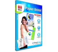 Papier Bristol A4 - 30 Feuilles Papier Cartonné, Format A4, 200 G/M², Dessin, Imprimable Recto/Verso, Impressions Jusqu'À 4 8[J116]
