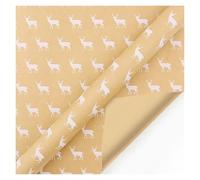 Papier Cadeau 10 feuilles de papier cadeau Joyeux Noël 2024, motifs classiques, 44 x 100 cm, impression recto, décoration de boîte.(Color2)