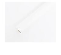 Papier cadeau 10 Yard Matte Roll Paper Frosted Monochrome Flower Wrapping Bouquet Wrap Waterproof Papier cadeau anniversaire(01white)