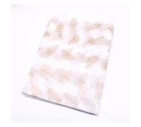 Papier Cadeau 15 Sheets/lot 50 * 70 Cm Gift Wrapping Paper DIY Handmade Craft Star Love Dot Pattern Tissue Floral Packaging Material(Leaves-Rose gold)