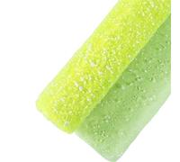 Papier Cadeau 2 rouleaux de fil neige for emballage Bouquet, 50cm x 4Yards, fournitures bricolage for fleuriste, papier d'emballage fleurs, gaze décorative for fête mariage(Bright green)