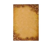 Papier Cadeau 32pcs Vintage Writing Paper Old Parchment Design Kraft For Invitations Gift Decorations Holiday Event Party Supplies A5(Color 3)