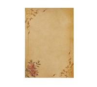Papier Cadeau 32pcs Vintage Writing Paper Old Parchment Design Kraft For Invitations Gift Decorations Holiday Event Party Supplies A5(Color 5)