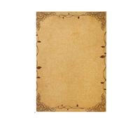Papier Cadeau 32pcs Vintage Writing Paper Old Parchment Design Kraft For Invitations Gift Decorations Holiday Event Party Supplies A5(Color 1)