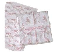Papier Cadeau 40pcs Bowknot Tissue Paper Pink Bow Bouquet Flower Wrapping Cake Baking Gift Wrap Art For DIY Crafts Birthday Decor(Color3)