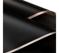 Papier cadeau 5pcs/Pack Flower Wrapping Paper Golden Border Rose Half Transparent Packing Florist Bouquet Material Papier cadeau anniversaire(02)