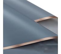 Papier cadeau 5pcs/Pack Flower Wrapping Paper Golden Border Rose Half Transparent Packing Florist Bouquet Material Papier cadeau anniversaire(08)