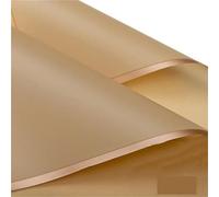Papier Cadeau 5pcs/Pack Flower Wrapping Paper Golden Border Rose Half Transparent Packing Florist Bouquet Material(14)