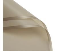 Papier cadeau 5pcs/pack Golden Border Rose Flower Wrapping Paper Style Half Transparent Packing Florist Bouquet Material Papier cadeau anniversaire(DARK GRAY)