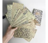 Papier Cadeau 60 sheets/boxed Vintage Material Paper Scrapbooking DIY Junk Journaling Collage Decoration Background Craft(Color4)