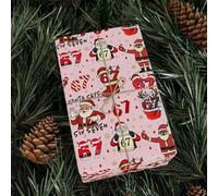 Papier Cadeau 67-67 Mèmes Papier Cadeau De Noël Humoristique, Rouleau De Papiers Cadeaus De Noël, Nouveauté Mèmes Papiers Cadeaus Pour Anniversaire, Fêtes, Vacances (70 X 50 Cm)