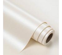 Papier cadeau à reflet de perle crème, papier cadeau de couleur unie - convient pour Noël, anniversaires, baby showers, mariages, Saint-Valentin - Rouleau de 17 pouces x 16,4 pieds et rouleau de 17 po