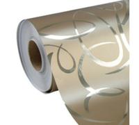 Papier cadeau 'Arabesque bleu', en rouleau