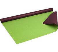Papier cadeau aubergine et citron vert, papier anniversaire, papier kraft, 0,80 x 10 m