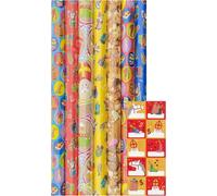 Papier cadeau Benza Sinterklaas - 2,5 mètres x 70 cm - 5 rouleaux, étiquettes comprises
