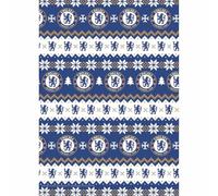 Papier cadeau de Noël Chelsea FC pour cadeaux de football 2 feuilles 2 étiquettes
