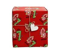 Papier Cadeau de Noël - Décorations De Fête Saisonnières | Papier Soie Pour L'Emballage Des Cadeaux De Noël - pour Anniversaire Fête Rassemblement Célébration Événement Cadeaux pour Bas Adu