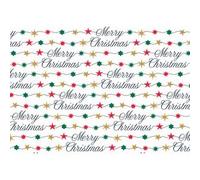 Papier cadeau de Noël 'guirlande étoilée'