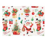 Papier cadeau de Noël 'père Noël'