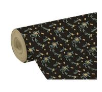 Clairefontaine Papier cadeau Tiny Roll 223921C Kraft 70g 50x0,35m Motifs pommes de pins vert Noël
