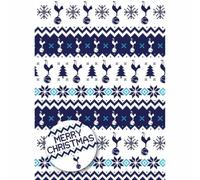 Papier cadeau de Noël Tottenham Hotspur FC pour cadeaux de football 2 feuilles 2 étiquettes