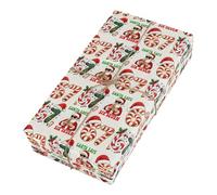 Papier cadeau de vacances, décorations de Noël drôles vintage, 67 Meme papier de vacances pour emballage cadeau, papier avec impression vive, ensemble d'emballage avec facile à déchirer et à plier
