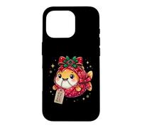 Papier Cadeau en Forme de Canne à Sucre d'orge, de Houx, Pomme de pin Coque pour iPhone 16 Pro