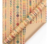 Papier cadeau Happy Birthday Wrapping Paper 50 * 70cm Colorful DIY Flower Wedding Party Packing Decor Crafts Papers Papier cadeau anniversaire(Colorful)