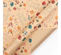 Papier cadeau Happy Birthday Wrapping Paper 50 * 70cm Colorful DIY Flower Wedding Party Packing Decor Crafts Papers Papier cadeau anniversaire(Birthday)