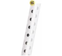 Papier cadeau Irisé Blanc pois 200 x 70 cm Argent