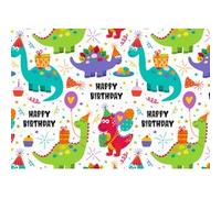 Papier cadeau 'Little Monsters', sur rouleau