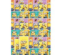 Papier cadeau multicolore Moi, moche et méchant Minions de Danilo LTD, 1 unité (Lot de 1), Occasions spéciales, Toutes les occasions, y compris les anniversaires